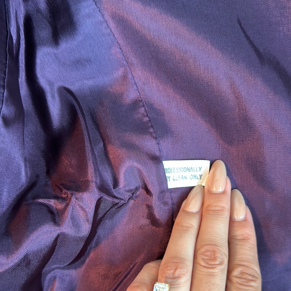 Vintage Blazer - tan, Navy Blue thread - Picture 4 of 8